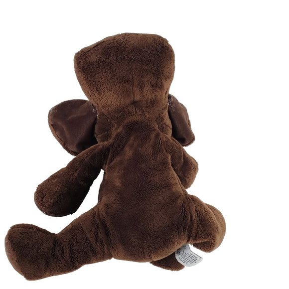 Russ Berrie Big Eyed Chocolate Brown Wakely 9" Puppy EUC Plush Stuffed Animal - Picture 3 of 8